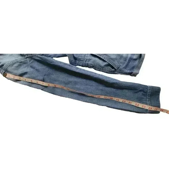 ABERCROMBIE & FITCH Denim Shorts Romper Woman's Size Small Festivals Summercore - Picture 8 of 11